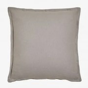 Kwadratowa Poduszka 40x40 Cm Z Bawełny Kerpen Jasnoszary - Sklum