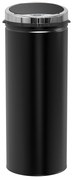 HOMCOM Kosz na śmieci automatyczny z czujnikiem ruchu Stal nierdzewna Elegancki design 30 5x30 5x81 5cm Czarny | Aosom PL