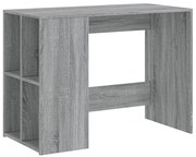 Biurko z regałem w kolorze szarego dębu sonoma M3-M67