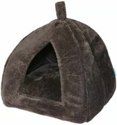 Pluszowe legowisko dla psa/kota HUISE 40x35 cm, czarne