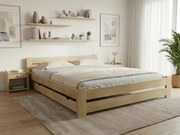 Łóżko Laura 120 x 200 cm, sosna Stelaż: Ze stelażem listwowym rolowanym elastycznym, Materac: Materac Coco Maxi 20 cm