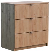 Komoda na ubrania z szufladami dąb craft M7-D78