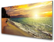Obraz Akrylowy Słońce Plaża Morze Krajobraz