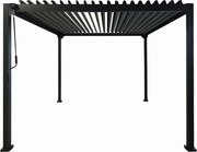 PERGOLA OGRODOWA 3X4X2.3M ALUMINIOWA ZE STALOWYM DACHEM