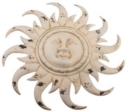 Dekoracja metalowa na ścianę Słońce, 50 x 50 x 3 cm