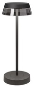 Redo 90312 - Lampa stołowa LED ILUNA 2,5W 5V 3000mAh IP65 czarna, ściemnialna