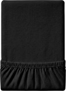 PrzytulneMieszkanie.pl Prześcieradło jersey EXCLUSIVE czarne 90 x 200 cm