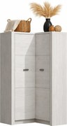 Garderoba Narożna Biały Kraft K2-B93