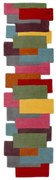 Kolorowy wełniany chodnik Flair Rugs Collage, 60x230 cm