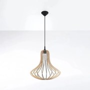 Lampa wisząca ELZA drewniana