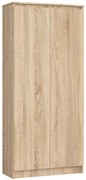 Zamykany regał z półkami dąb sonoma S0-B95