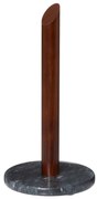 Stojak na ręcznik papierowy, marmur i akacja, 30 cm