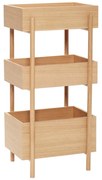 Konsola z litego drewna dębowego 34x43 cm Stack – Hübsch