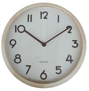 Karlsson 6021WD designerski zegar ścienny, biały,średnica 30 cm