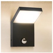 Brilagi - LED zewnętrzny kinkiet z czujnikiem RIANO LED/8W/230V antracyt