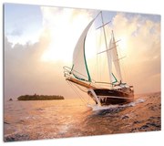 Obraz jachtu (70x50 cm)