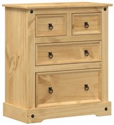 Skandynawska Komoda Z 4 Szufladami 120 Cm W3-B79