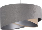 Lampa wisząca SILVERY szara/beżowa/srebrna