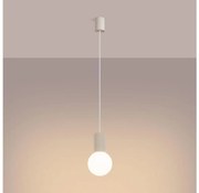 Sollux SL.1719 - Żyrandol na lince HALO 1xG9/8W/230V śr. 12 cm kremowy