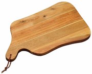 Kesper 28611 Deska do krojenia i serwowania zdrewna akacjowego, 37,5 x 23 x 1,5 cm