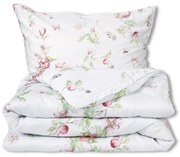 Matex Pościel satynowa Kwiat jabłoni, 140 x 200 cm, 70 x 90 cm