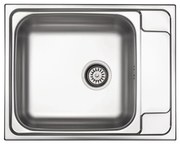 Deante ZEO_011B - Zlew kuchenny SOUL 50x63 cm satyna