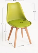 Zestaw 6 Krzese Synk Basic