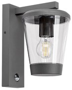 Rabalux 7267 - Kinkiet zewnętrzny z czujnikiem SAVANO 1xE27/40W/230V IP44