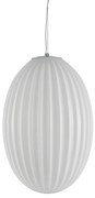 Lampa wisząca BRAGA WHITE 1xE27, biała, pojedyncza