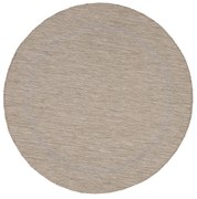 Dywan zewnętrzny Relax ramka beżowy 120 cm x 120 cm koło