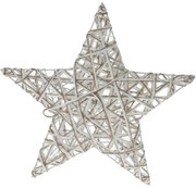 Gwiazda świąteczna LED szary, 40 cm