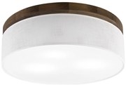 Brilagi - LED sufitowa lampa BELLADONNA 3xE27/15W/230V Ø50 cm biała/dąb orzech