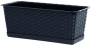 Skrzynka balkonowa Ratolla Case P 40 cm antracyt PROSPERPLAST