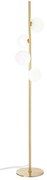 Ideal Lux - LED Lampa podłogowa PERLAGE 4xG9/3W/230V złoty/biały