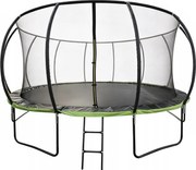 Trampolina ogrodowa dla dzieci Pegie 16FT, 488 cm, z siatką wewnętrzną i drabinką