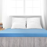 4Home prześcieradło jersey Mako niebieski, 180 x 200 cm