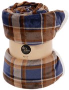 Koc w kratę, 200 x 150 cm