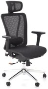 Fotel biurowy VIXEN czarny ergonomiczny  HALMAR