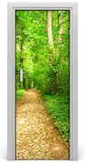 Naklejka na drzwi samoprzylepna Ścieżka w lesie