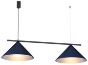 Lampa wisząca CAPITAL BLACK/NAVY BLUE 2XGX53