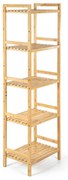 G21 Regał bambusowy, 5 półek, 5 pięter