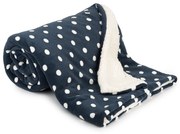 4Home Koc z barankiem Niebieska kropka, 150 x 200 cm