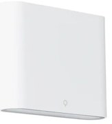 Nowoczesna lampa ścienna zewnętrzna biała 11,5 cm z LED - Batt