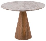 Okrągły stolik z blatem w dekorze marmuru ø 40 cm Force – Leitmotiv