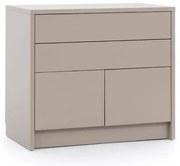 Komoda GENIUS 2D2S szer. 90 cm z drzwiami i dwoma szufladami (kolor do wyboru)