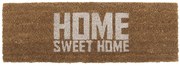 Wycieraczka pod drzwi z włókna kokosowego HOME SWEET, 75 x 26 x 2 cm