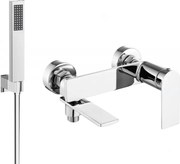 Mexen Zero R02 bateria wannowa z zestawem prysznicowym, chrom - 7113R02-00