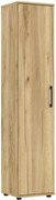 Zamykany regał biurowy dąb craft  T9-N26