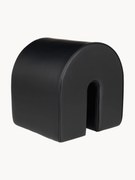 Puf ze skóry anilinowej Curved