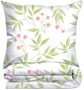 Pościel bawełniana Greno Premium Monday Morning 140x200 cm zielona GRENO